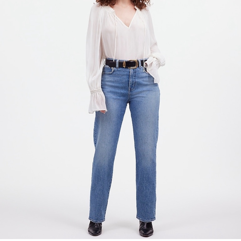 Madewell Curvy ‘90s straight jeans size 25